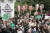 낙태를 지지하는 시민들이 3일(현지시간) 미국 뉴욕시에서 보수 성향 대법관 6명을 얼굴 사진을 들고 시위하고 있다. [로이터=연합뉴스]