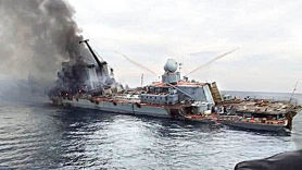 푸틴 굴욕 모스크바함 침몰…"美, 우크라에 좌표 콕 집어줬다"