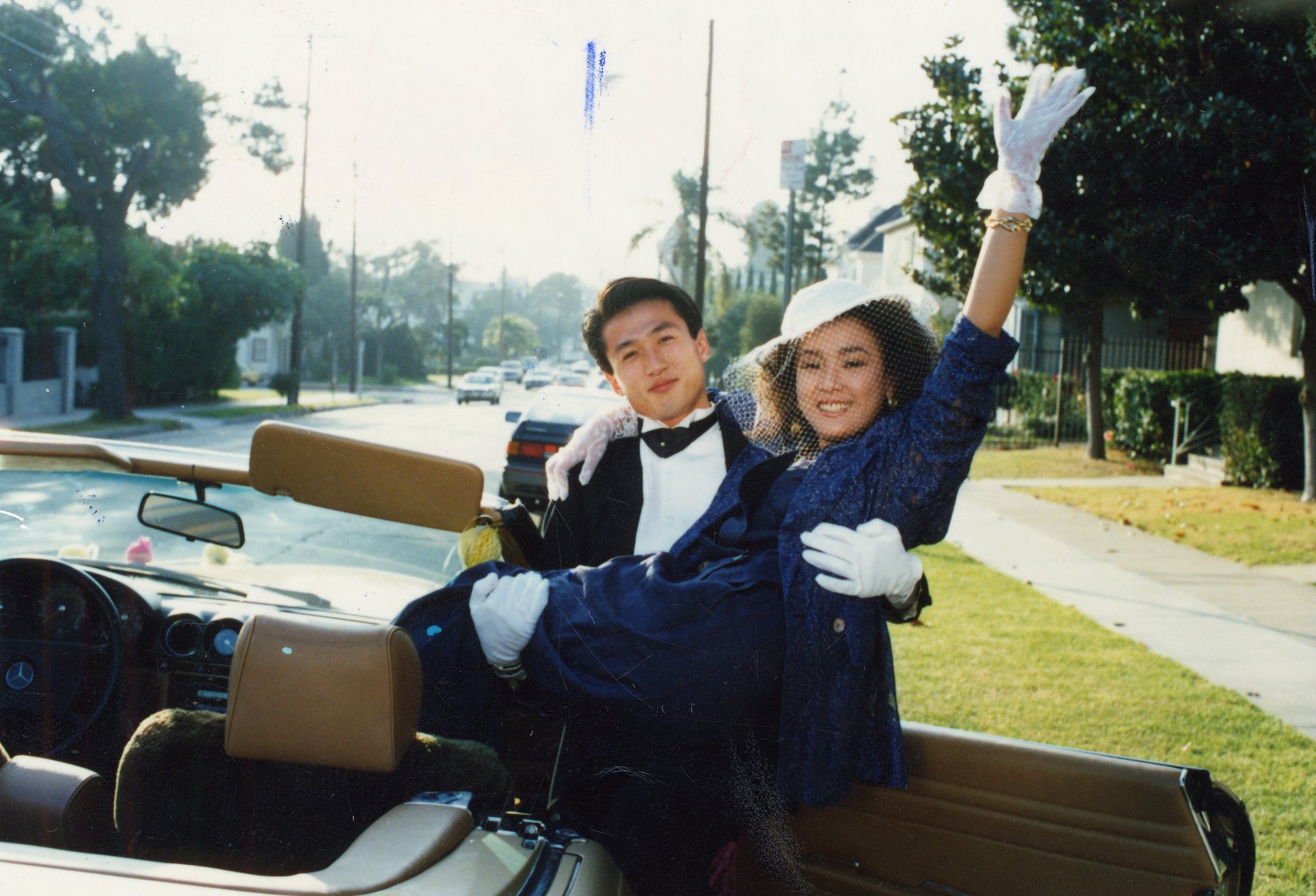 1990년 영화 '추락하는것은 날개가 있다'의 주연을 맡은 손창민과 강수연.