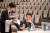2019년 제9회 국가대표 워터소믈리에 경기대회에서 심사위원으로 나선 김하늘 워터소믈리에. 왼쪽은 대회 우승자 권순민 워터소믈리에. 한국국제소믈리에협회