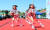 어린이날인 5일 오전 경남 남해군 스포츠파크 주경기장에서 열린 ‘2022년 제100회 어린이날 축제한마당 행사'에서 어린이들이 즐거운 댄스를 선보이고 있다. 뉴시스