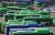 서울시버스노동조합이 지난달 19일 파업 찬반 투표에 진행했다. 사진은 투표가 진행된 날 서울 양천공영차고지 앞에 정차한 시내버스들. [연합뉴스]