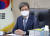  김명수 대법원장이 11일 서울 서초구 대법원에서 열린 제20회 사법행정자문회의에서 인사말을 하고 있다. 뉴스1 