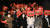 지난 2월 26일 서울 종로구 우리소극장에서 열린 '2022 대선대응 청년행동'의 집회에서 청년들이 대선후보들에게 갈라치기 중단을 요구하는 손피켓을 들어 보이고 있다. [뉴스1]