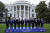 12일 미국 워싱턴 백악관에서 미·아세안 특별 정상회담에 참석한 아세안 정상들이 조 바이든 미 대통령과 기념 사진을 촬영하고 있다. [AP=연합뉴스]