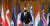 토니 블링컨 미국 국무장관이 15일(현지시간) 독일 수도 베를린에서 열린 북대서양조약기구(NATO·나토) 외무장관 회의장에 도착한 모습. [AP, DPA=연합뉴스] 