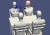 일본 이화학연구소와 고베(神戶)대 연구팀 등이 지난 2020년 10월 13일 슈퍼컴퓨터 '후가쿠'(富岳)를 활용해 코로나19 환자가 4인용 식탁에 앉아 대화를 나눌 경우 타액에 의한 비말(飛沫) 확산 상황을 예측한 연구 결과를 발표했다.   연합뉴스