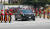 조 바이든 미국 대통령을 태운 차량이 21일 한미정상회담을 위해 용산 대통령실 청사에 도착하고 있다. 대통령실사진기자단 