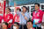 이준석 국민의힘 대표가 23일 부산 기장군 정관신도시에서 시민들에게 정종복 기장군수 후보에 대한 지지를 호소하고 있다. 뉴스1