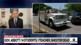 텍사스 주지사 “초등학교 총격으로 학생 14명, 교사 1명 사망”