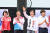 25일 충남 예산에서 국민의힘 김태흠 충남지사 후보(오른쪽 둘째)와 이준석 대표가 유권자들에게 지지를 호소하고 있다. [사진 김태흠 캠프]