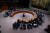 지난 19일(현지시간) 촬영된 유엔 안전보장이사회 회의 모습. [AFP=연합뉴스]