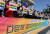 지난3월 28일 서울 여의도 국회 본관 계단 앞에서 소수정당과 시민단체 대표들이 다당제 정치개혁을 촉구하는 기자회견을 하고 있다. [뉴스1]