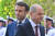 에마뉘엘 마크롱 프랑스 대통령(왼쪽)과 올라프 숄츠 독일 총리. AFP=연합뉴스 