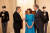 지난해 10월 이탈리아를 방문해 마리오 드라기(맨 왼쪽) 총리를 만나는 낸시 펠로시(가운데) 미 하원의장과 남편 폴 펠로시. 로이터=연합뉴스