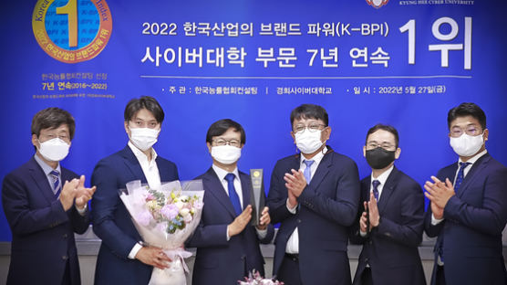 경희사이버대학교, 한국산업의 브랜드(K-BPI) 사이버대학부문 7년 연속 1위 선정