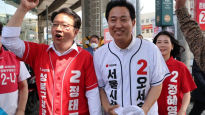 D-1 서울 구청장 선거…전멸위기 민주 ‘보병전’ vs 바람 탄 국민의힘 ‘고공전’