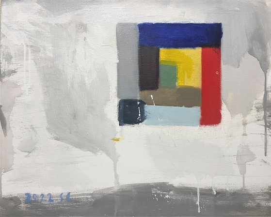 샌정(Sen Chung), Untitled, 2022, Oil on canvas, 40 x 50 cm.[사진 초이앤초이갤러리]