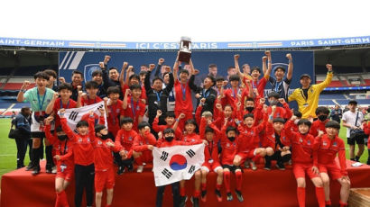 한국산 리틀 네이마르 군단, PSG 월드컵 U-15 부문 우승 