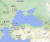 흑해는 북쪽으로 우크라이나, 동쪽으로 러시아와 조지아, 남쪽으로 터키, 서쪽으로 불가리아와 루마니아와 접하고 있다. 구글 지도 캡처