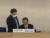 2일(현지시간) 스위스 제네바 유엔 본부에서 열린 유엔 군축회의에 앞서 순회 의장국을 맡은 한대성 주제네바 북한 대표부 대사가 의장석에 앉아있다. 연합뉴스
