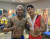 황희찬이 브라질과 A매치 평가전 직후 라커룸에서 네이마르와 만나 찍은 사진. 옷을 모두 벗은 상태로 있던 카세미루를 캐릭터로 가려놓았다. [사진 황희찬 인스타그램]