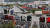 화물연대 총파업 이틀째인 8일 부산의 한 화물차 주차장에 많은 대형 화물차들이 주차해 있다. 송봉근 기자 