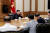 북한 김정은 국무위원장이 지난 12일 노동당 중앙위원회 비서국 회의를 주재했다고 북한 매체가 13일 보도했다. [연합뉴스]