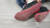 2020년 12월 양부모와 분리되기 직전, 피해아동이 신고 있던 신발. 밑창이 다 닳아 있다. 대한아동학대방지협회