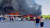 우크라이나 중부 폴타바주 크레멘추크의 한 쇼핑몰이 러시아의 폭격을 받아 화염에 휩싸인 모습. 사진=젤렌스키 대통령 텔레그램 캡처