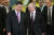 블라디미르 푸틴 러시아 대통령과 시진핑 중국 국가주석이 2019년 러시아 크렘린궁에서 회담할 당시의 모습. AP=연합뉴스