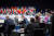 스페인 마드리드에서 29일(현지시간) 열린 나토 정상회의. [AFP=연합뉴스]