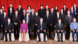 '30개월 만에 외출' 시진핑…하필 함께 사진 찍은 홍콩의원 확진