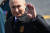 9일 전승절 열병식에 참석한 블라디미르 푸틴 러시아 대통령. AFP=연합뉴스