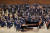 피아니스트 선우예권과 라파엘 파야레가 지휘하는 몬트리올 심포니 오케스트라. 섬세한 피아노와 색채감 풍부한 관현악이 어우러졌다.[사진 인아츠프로덕션]