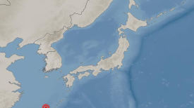 일본 오키나와 서북서쪽 해역서 규모 5.1 지진 발생