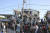 규모 7.2의 강진으로 무너진 아이티 남서부 항구도시 레카예의 한 호텔. AP연합뉴스