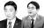 더불어민주당 전당대회 당 대표 선거에 출마 선언한 강훈식(왼쪽) 의원과 박용진 의원. 중앙포토
