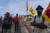 13일(현지시간) 스리랑카 수도 콜롬보에서 시위 중인 국민들의 모습. [AP=연합뉴스] 