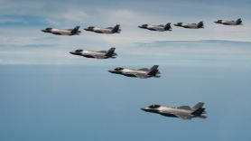 군산 美 공군기지 활주로 달궜다…한·미 첫 F-35A 연합훈련