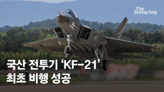 [속보]국산 전투기 'KF-21' 처음 날아올랐다…"순조롭게 비행"