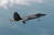 국산 초음속 전투기 KF-21이 19일 오후 경남 사천 공군 제3훈련비행단에서 첫 시험비행을 하고 있다. [사진 방위사업청]