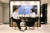 서울 여의도 한강 상공에서 IWC드론쇼를 성공적으로 이끈 총괄PM인 천상욱 과장(왼쪽)과 IWC 유성은 마케팅 디렉터가 대화를 나누고 있다.