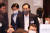 더불어민주당 우상호 비대위원장이 20일 오후 서울 중구 프레스센터에서 열린 2022 인터넷신문의 날 기념식에 참석하고 있다. [연합뉴스]