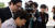 2013년 11월29일 박근혜 대통령이 교육학습시스템 '아이카이스트'의 시연을 보고 있다. 왼쪽 위 인물이 김성진 아이카이스트 대표. [중앙포토]
