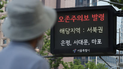서울 전역에 오존주의보…"눈·기관지 조심, 밖에 나가지 마세요" 
