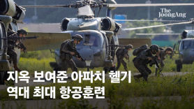 尹 정부 첫 대규모 기동훈련…역대 최대 규모 항공훈련 열어