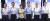 지난해 8월 4일 정세균, 이낙연, 추미애, 김두관, 이재명, 박용진 더불어민주당 대선 경선 후보(왼쪽부터)가 서울 마포구 상암동 YTN에서 열린 대선 후보자 토론회를 앞두고 기념촬영을 하고 있다. 국회사진기자단