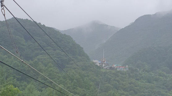 충남 대둔산 짚라인서 충돌 사고…탑승자 4명 다쳐