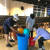 지난해 9월 동국대 원흥관 천장에서 비가 새 학생들이 임시조치를 하는 모습. [사진 총학생회]